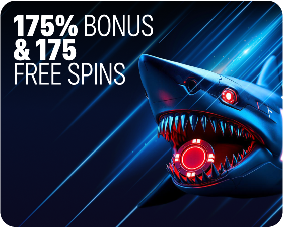 Sign up to get 175% bonus and 175 free spins